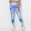 Women's Fashion New Digital Printing Tight Fit High Stretch Quick Dry Sports Running Fitness Yoga Pants