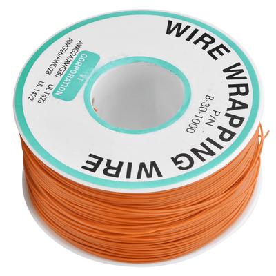Oranžový OK Drát Deska s plošnými spoji Opravný Nízkoodporový 30AWG Izolovaný propojovací drát 300m