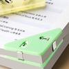 5 Stück Dreieckige Eck-Büroklammern Testpapier-Organizer Büro Aktenklassifizierung