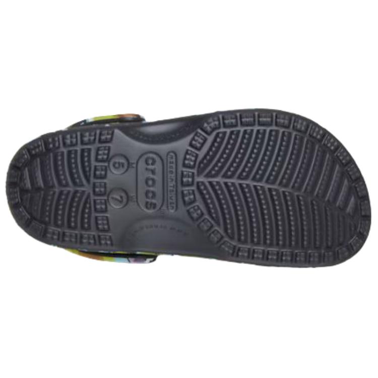 Crocs Classic Painted Floral Clog Women Clogs Black 211587-0LD