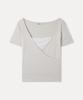 MIXXO Wrap Layered Short Sleeve T-Shirt Re Lwg44Ss_Miwhwg75Qs