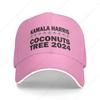 Coconuts Tree Patriotic Kamala Harris  Hat Baseball Cap Trendy Funny Hats for Unisex Women Sun Caps