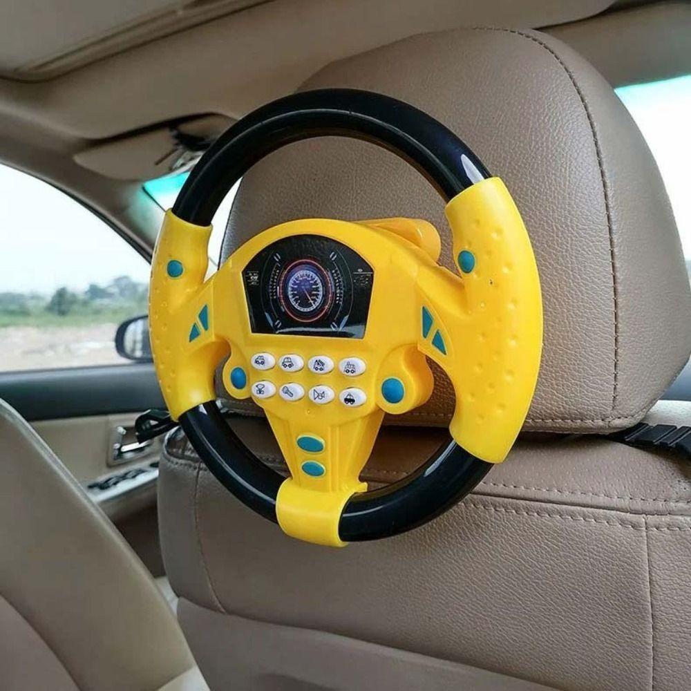360 ° Rotation Simulation Steering Wheel Toys Simulate Driving Car Toy  Children Gift
