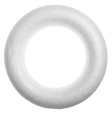 Styrofoam Rings Mid. 22  Cm. Op. 6 Pcs.