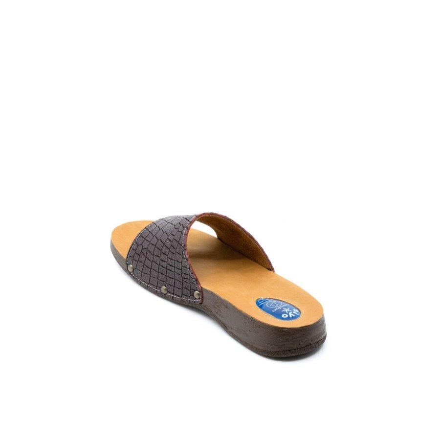 Papuci casual anatomici pentru toc din piele naturală pentru bărbați pentru pinteni