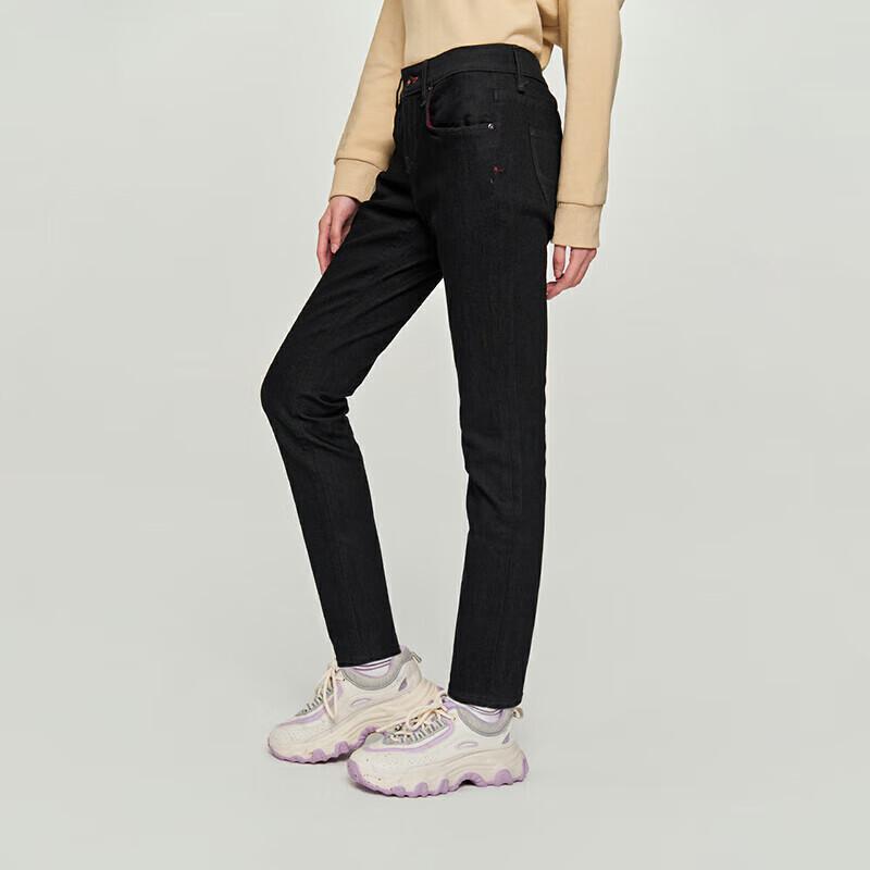 Lee 418 Thermal Slim-Fit Black Women's Jeans