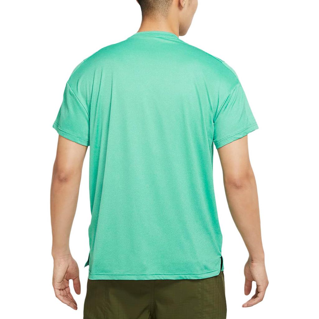 Nike T Shirts Men's Lake Green Crew Neck Moderate CZ1182-370