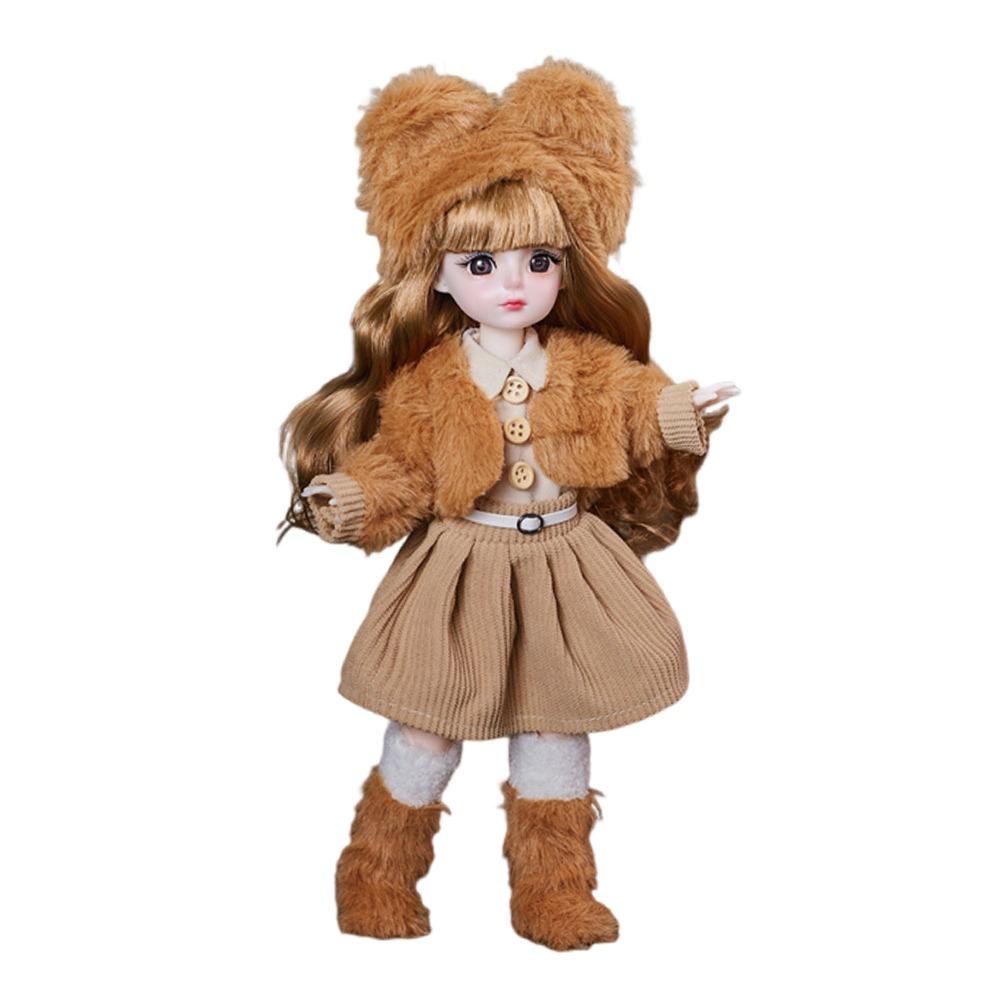 1/6 Scale Doll Lolita Skirt 30cm Size Sweater Coat Pretty Sweater Doll Outfit Set  Girls Toys