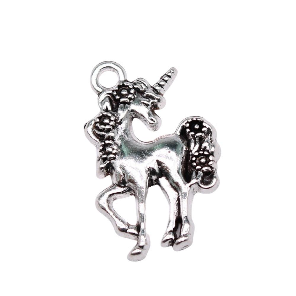 Charms Unicorn Pendants Vintage Jewelry Supplies QC134