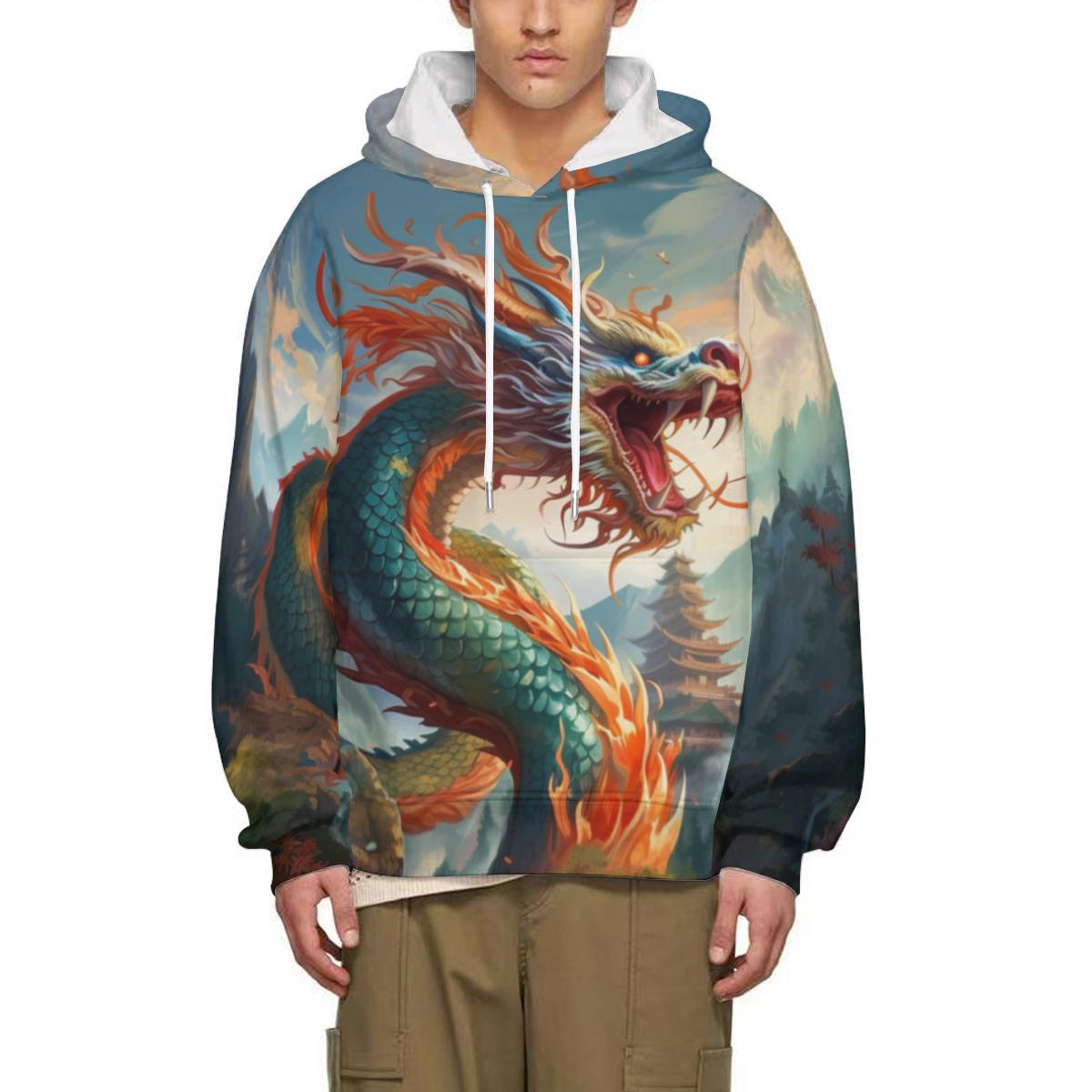 

Личность Животное Дракон 3D Печатный Длинный Рукав Толстовка Мужская Толстовка Уличная Одежда Пуловер Повседневная Куртка Спортивный Костюм 2XL