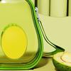 Portable Avocado-Shaped Water Bottle with Strap And Straw 600ml Leak-Proof Tumbler for Kids Adults BPA-Free Drink Container for School Outdoor Travel