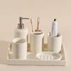 Bathroom Lotion Bottle Toothbrush Holder Tray Toiletry European Home Bathroom Products Hotel Electric Toothbrush Shelf