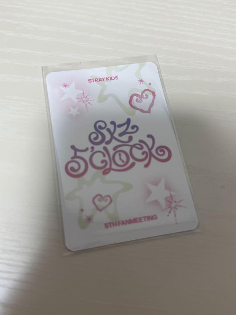 [USED] Straykids Reno 5clock Fan Meeting Blanket Trading Card