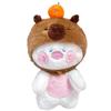 New Shark Cat Doll Capybara Creative Transformation Into Plush Toys Ugly Fish Doll Birthday Gift