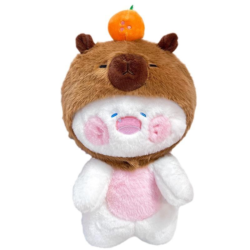 New Shark Cat Doll Capybara Creative Transformation Into Plush Toys Ugly Fish Doll Birthday Gift