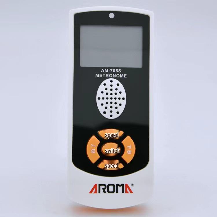 AROMA-705 Universal Rechargeable Metronome for Guitar, Piano, Stand, Drum Set, and Vocals