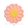1 Pcs Daisy Shape Silicone Coaster Kitchen Table Heat Resistant Anti-scalding Mat Cup Tableware Placemat Table Decoration
