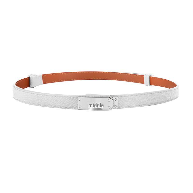 

Высококачественный женский кожаный пояс для утягивания талии с пряжкой из сплава Total Length 105