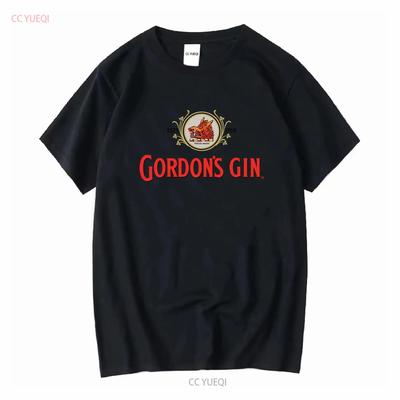 Gordons Dry Gin Logo T Shirt Vintage Heavy Cotton S 3X Free Ship USA Long or Short Sleeves Vintage Washed Graphic Unisex