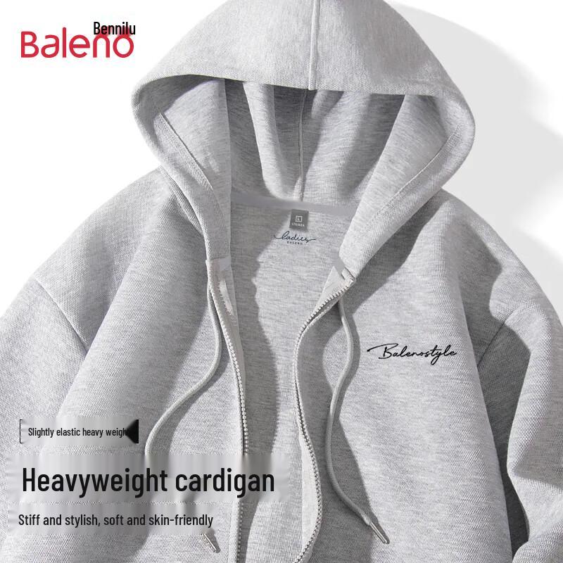 

Baleno Men s Loose-Fit Zipper Hoodie Jacket XL