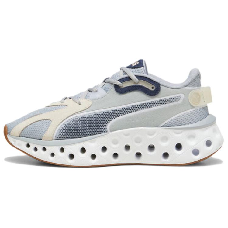 Puma Softride Breathable Comfortable Non-Slip Cushioning Low-Top Running Shoes Unisex Sneaker Gray White 310500-03