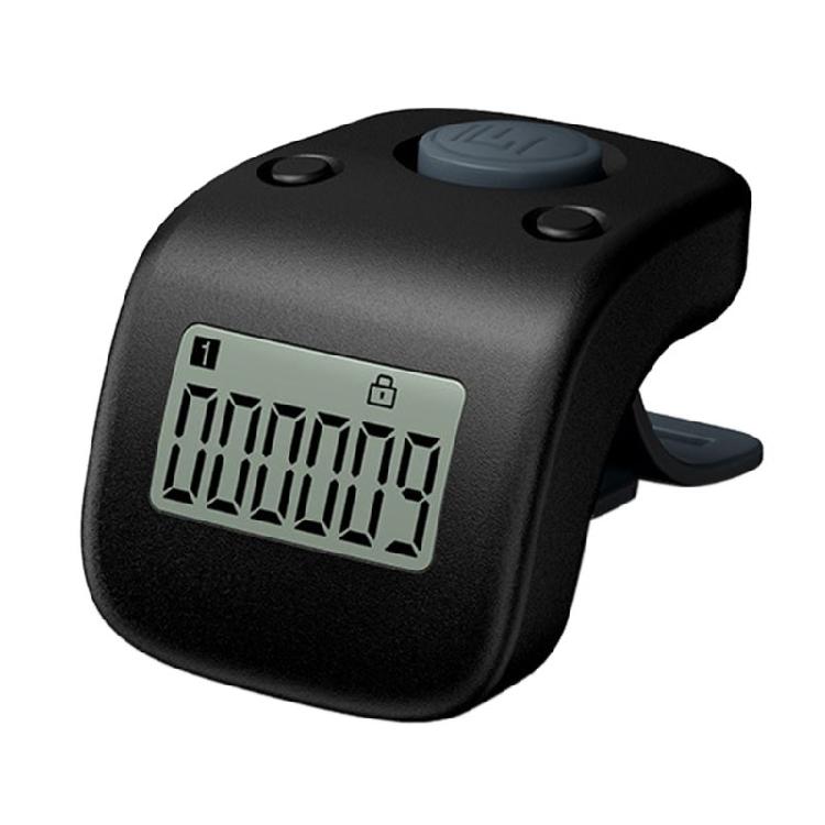 1Pc 6 Digit Beads Prayer Counter Digital LCD Finger Ring Tally Counter