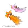 6pcs Garden Landscape Decor Simulation Birds Photography Props with Clip Artificial Birds Crafts Tree Ornaments Colorful