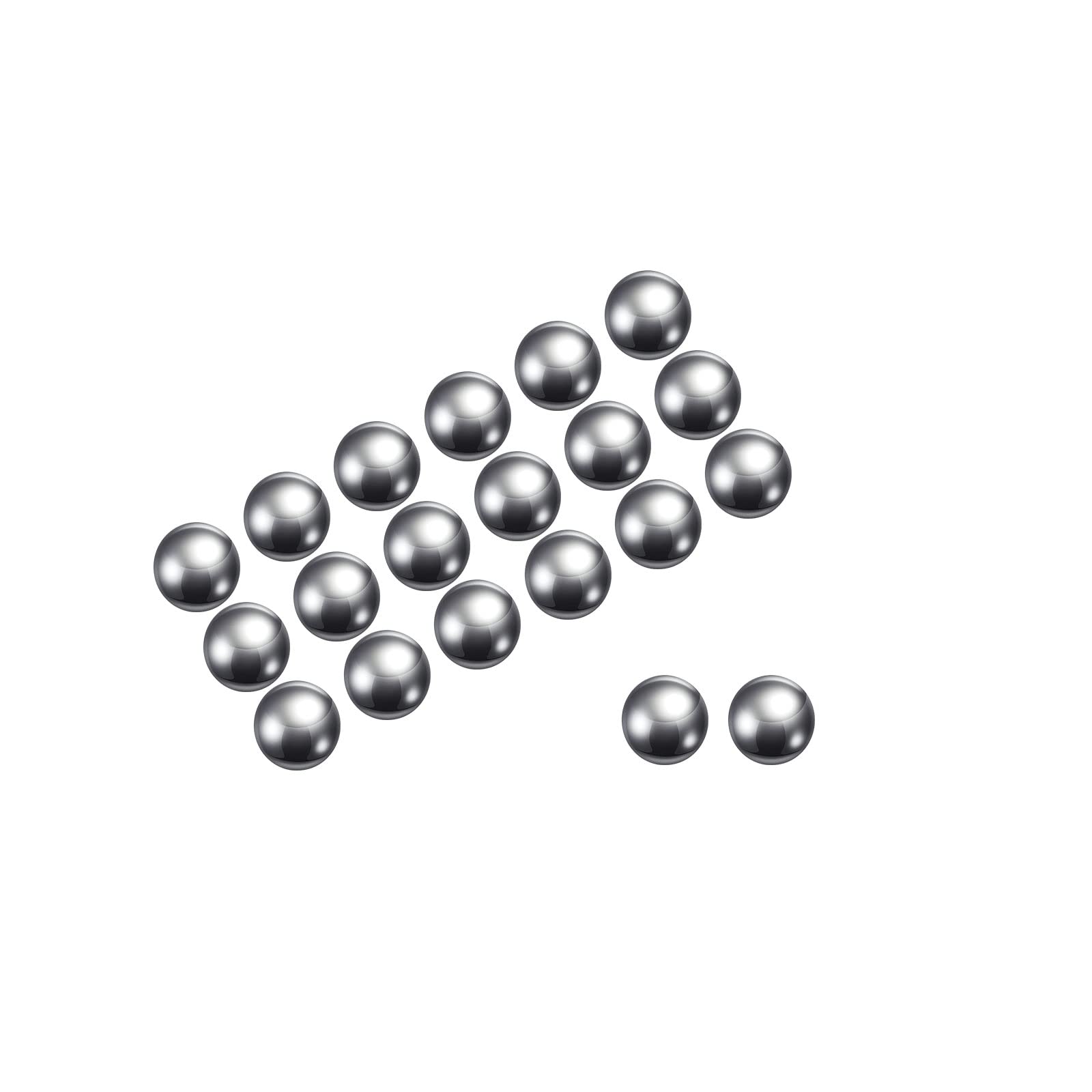 Kozelo 5mm Diameter 316L Stainless Steel Precision Ball for Bearings 100pcs