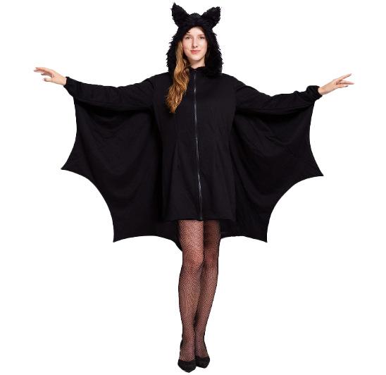 Euro size halloween female bat costume bat costue uniform, vampire witch batman costume