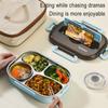 Lunch Box 304 Stainless Divider Bento Box Thickened Thermal Retention Heating Lunch Box Students Office Lunch Box