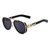 Retro Sunglasses Men'S High Sense Punk Style Sunglasses Sunscreen Full Frame Sunglasses