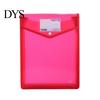 Office File Organizer Transparent Folder, with Snap Closure, Waterproof A4 A5 Document Bag, Closure Case Large Capacity Colorful PP Envelope