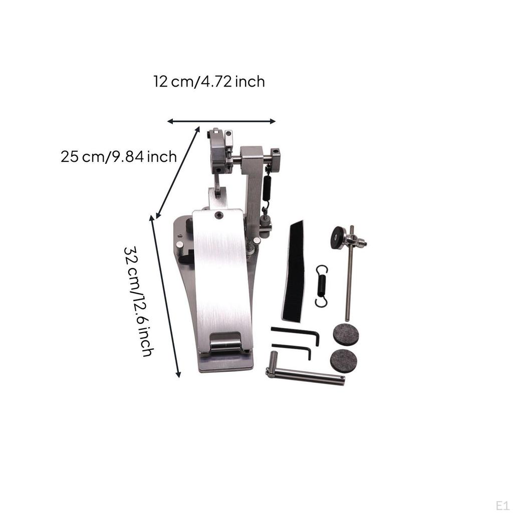 Kick Drums Pedal with Beater Head Sturdy Bass Drum for