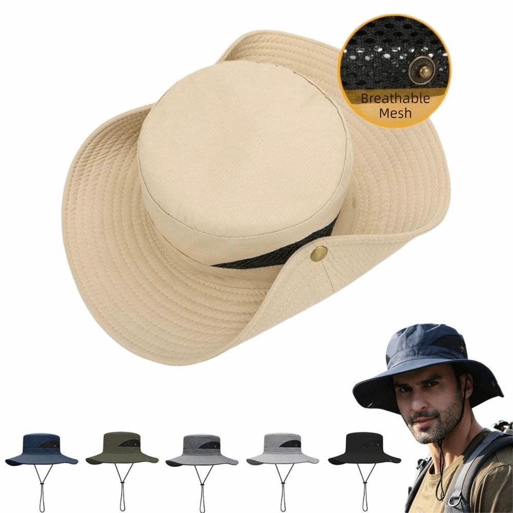 Anti-UV Fisherman's Hat Breathable Mountaineering Cap Casual Warehouse Hat Outdoor