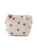 Rippen-Herzmuster-Taschentuchtasche PWGB262621 OWHT F Damen