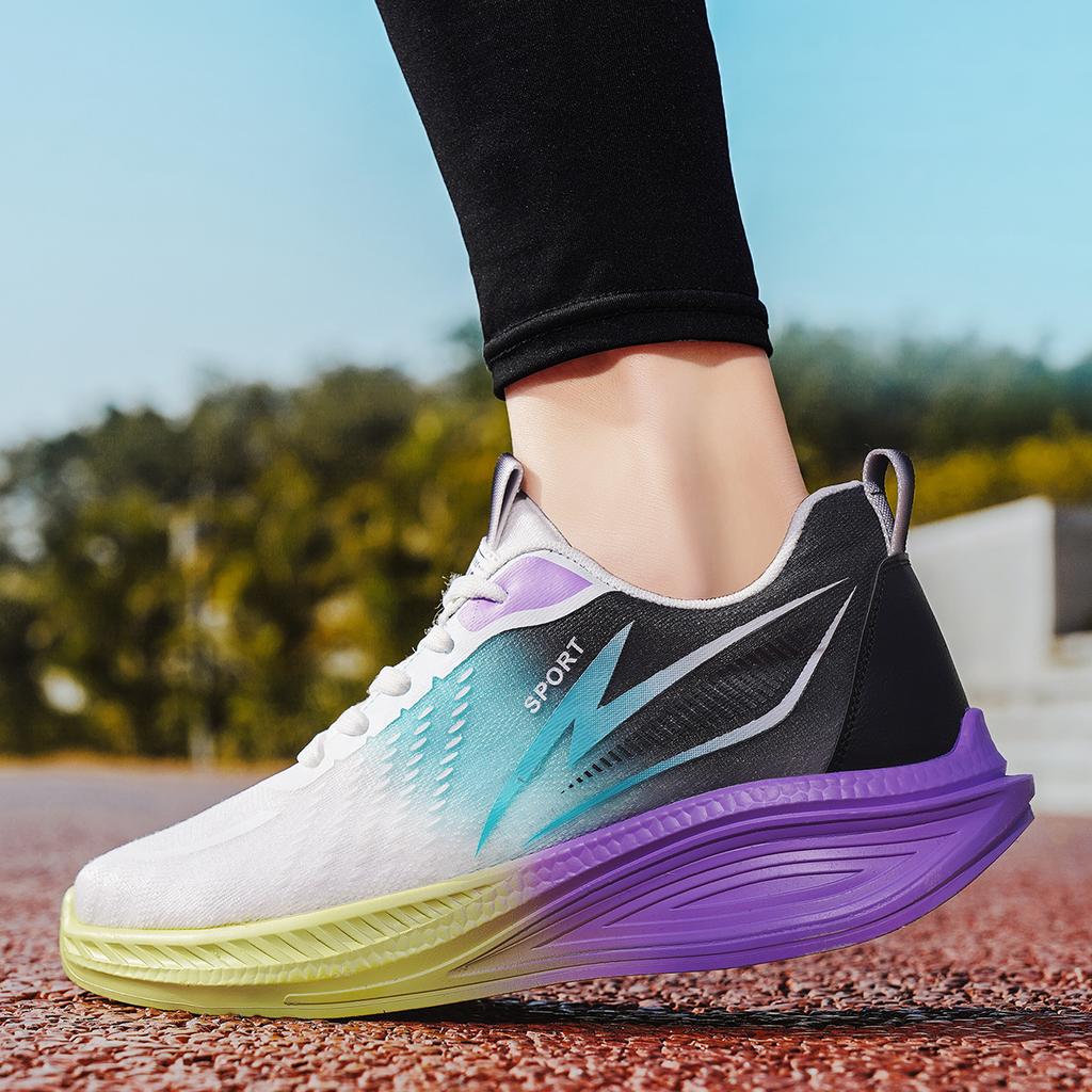 2026 Foreign Trade New Casual Soft Bottom Running Shoes Versatile Breathable Mesh Fashion Trend Sports Shoes