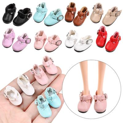 1 Pair Fashion PU Leather Fit 1/6 Scale Change Clothes Game Doll Shoes Play House Dolls Accessories