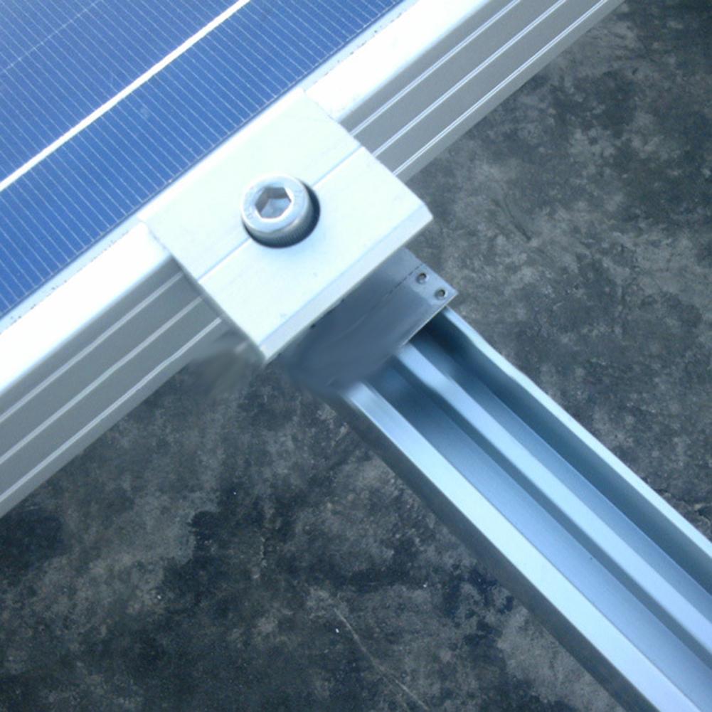 Snow Load Capacity Aluminum Solar Bracket Adjustable Orientation Framed And for frameless Compatibility For Outdoor Use