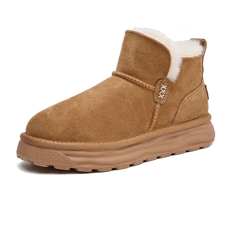 

Женская теплая обувь Уютные зимние женские ботильоны на шерстяной подкладке Нескользящие массивные ботильоны 35