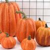 7pcs Artificial Pumpkin Decoration Set, Realistic Halloween Pumpkins for DIY Crafts, Autumn Harvest, Home & Party Decor