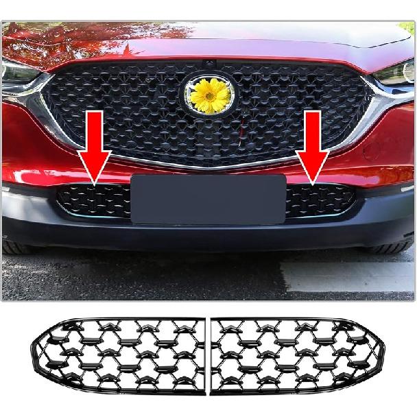 CDEFG For 2024 2025 Tesla Model 3 Front Grill Mesh Erts Trims Front Grille Guard For 2024 2025 Tesla Model 3 Car Exterior Accessories Front License