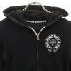 CHROME HEARTS Long Sleeve Zip Hoodie 4T Black Kid's Used