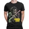 T-shirt 100% Coton Graphique Johnny B Goode Hauts Tees Chuck Berry Pour Unisexe