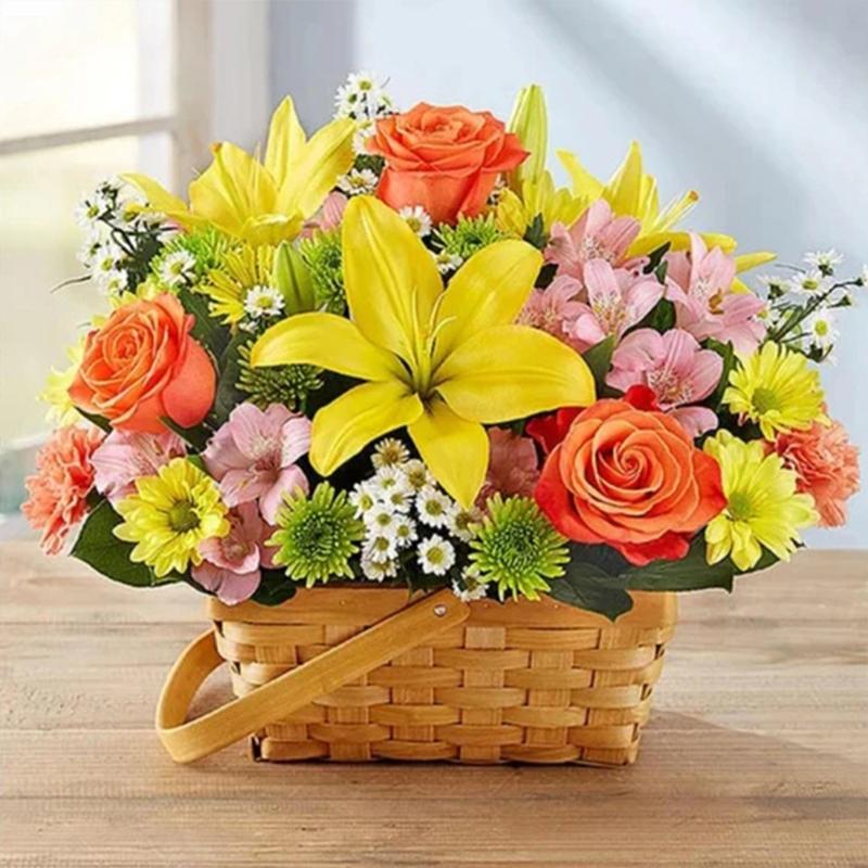 

Алмазная картина, цветок, полная дрель, квадратная/круглая Алмазная вышивка, мозаика, картина из стразов, настенное искусство, подарок ручной работы Full Square 30x30CM светло-синий