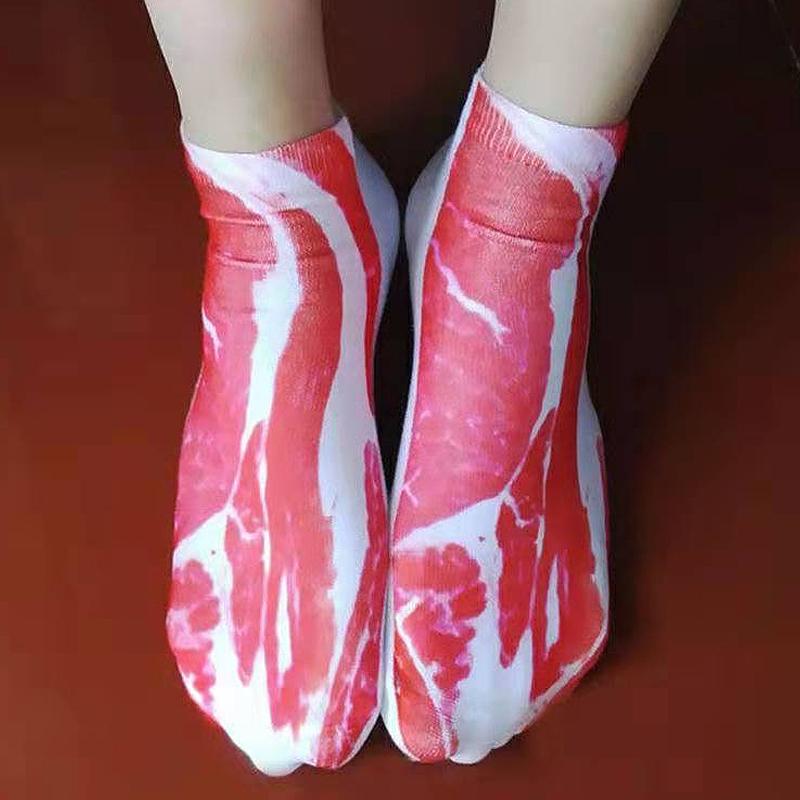 3D Fun And Quirky  Pattern Popular Influencer Women'S Printed Socks