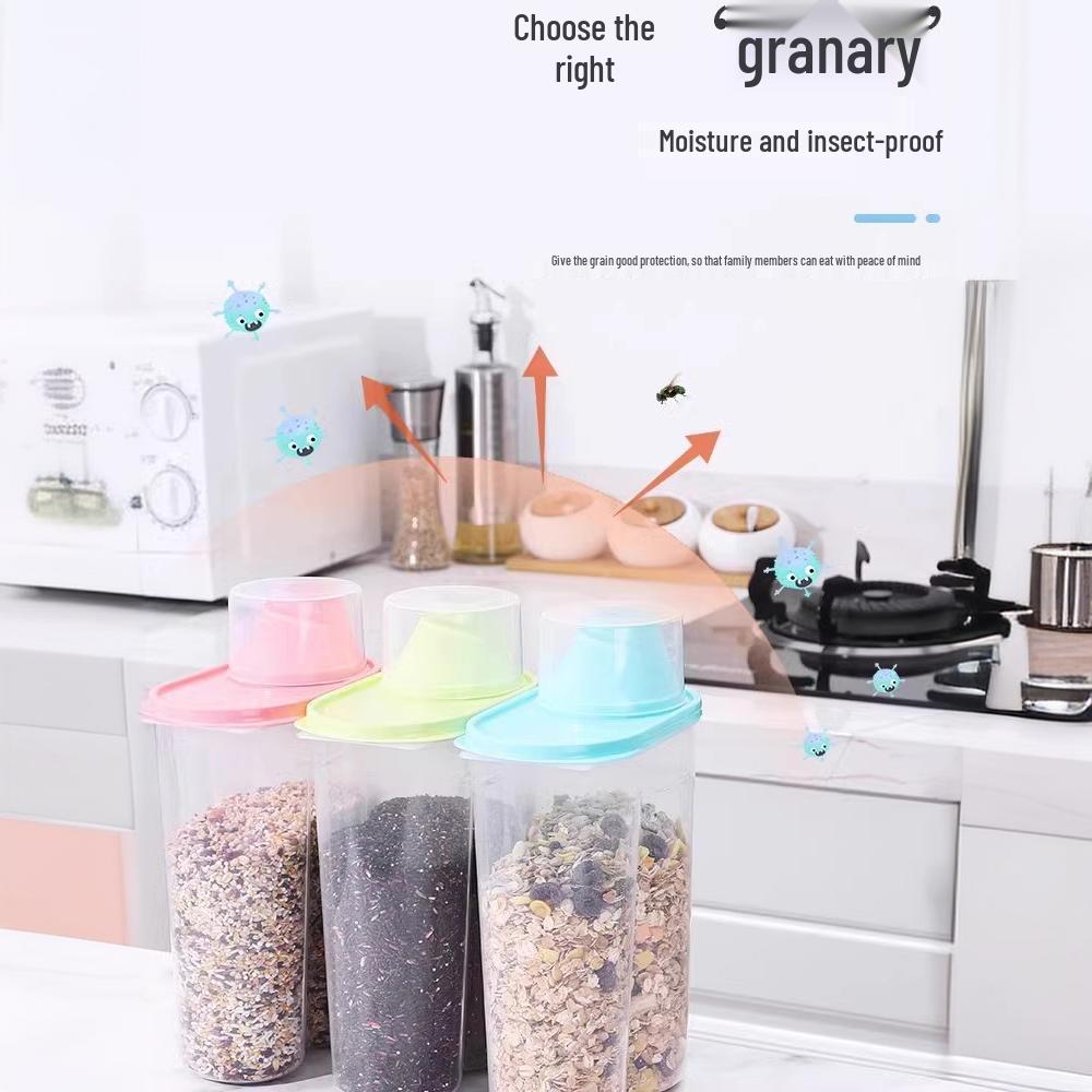 Sealed Kitchen Rice Storage Container: Insect & Moisture-Proof