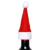 24TE 30pcs Mini Christmas Santa Hats Wine Bottle Decor New Year Gift Kitchen
