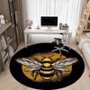 1pc Bee Honey Office Round Area Rug,  Mat Suitable For Office, Under Office Chairs Bedroom Living Room Home Decor, Room Deco