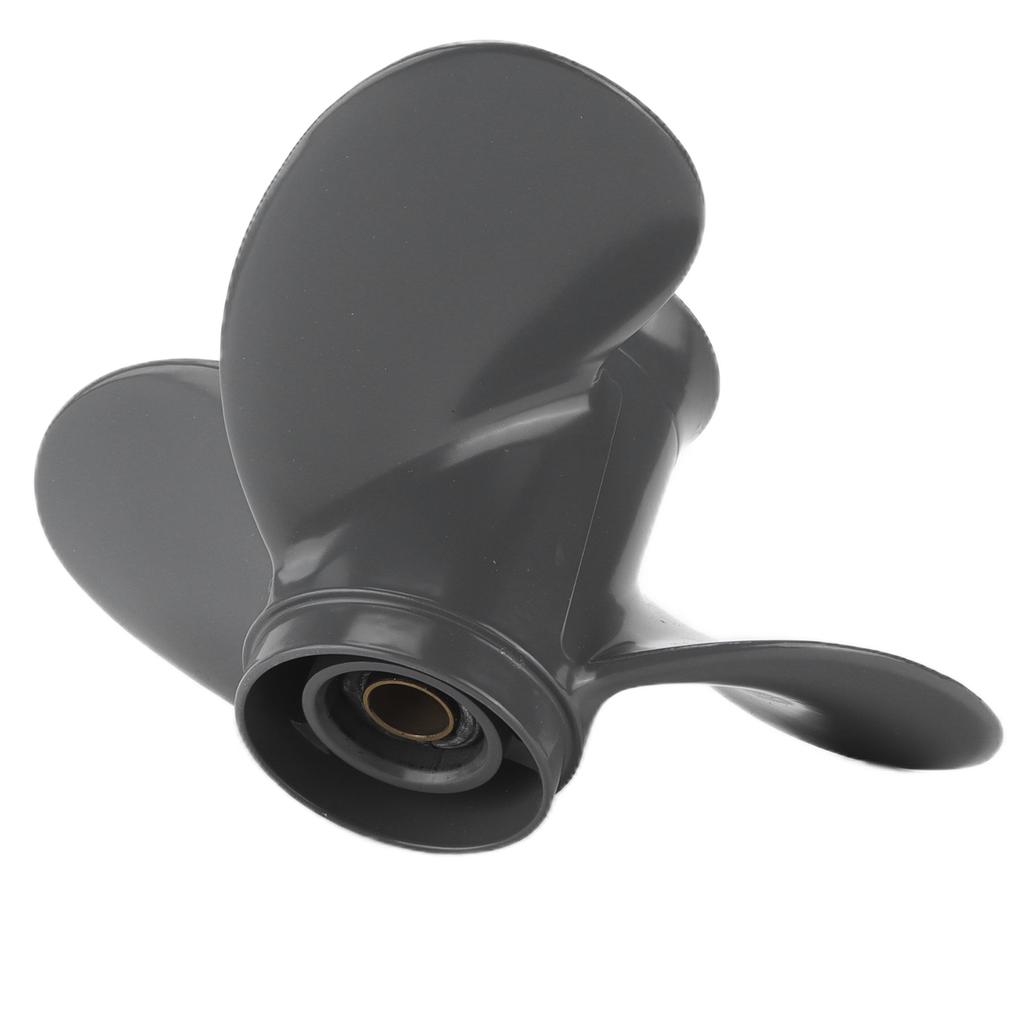 Outboard Propeller 3 Blades 9 1 4in Diameter 10 Tooth RH Rotation Replacement for 8‑20HP 2‑1 2in Gearcase
