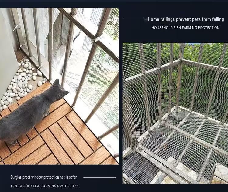 Galvanized Iron Window Mesh: Anti-Cat, Anti-Mouse, Anti-Bird Protection for Balconies